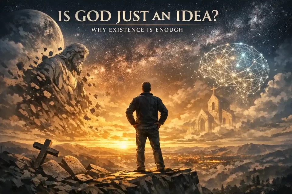 is god just an idea showing human responsibility and existence without creator