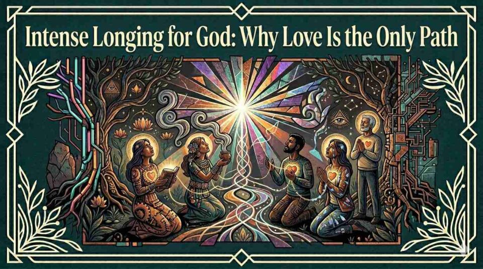 intense longing for God showing deep spiritual devotion and love
