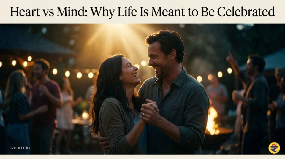 heart vs mind showing emotional celebration and human connection beyond intellect