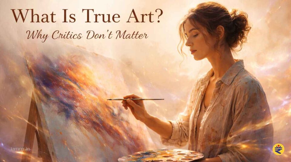 what is true art showing artist in deep creative flow and meditation