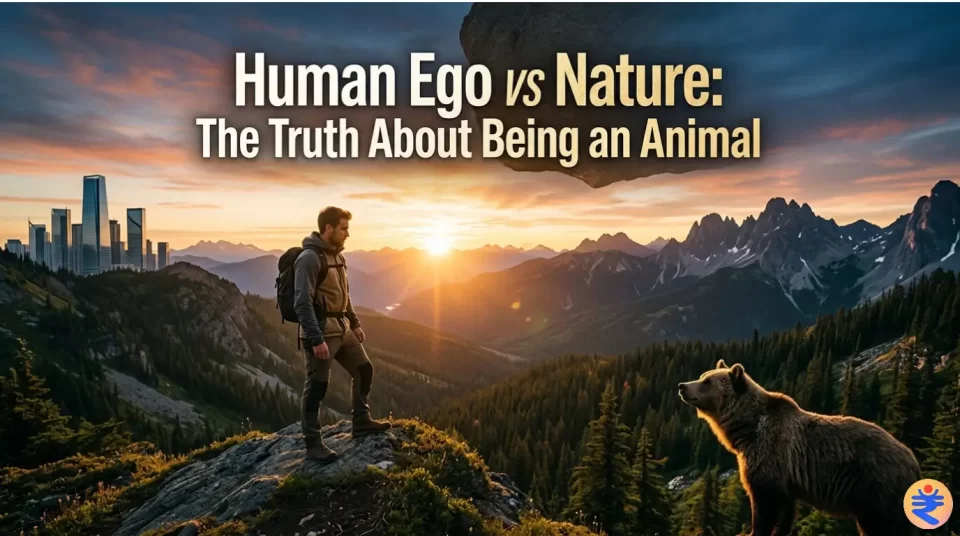 animal awareness vs human ego spiritual concept