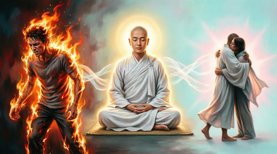 passion becoming compassion through meditation and awareness